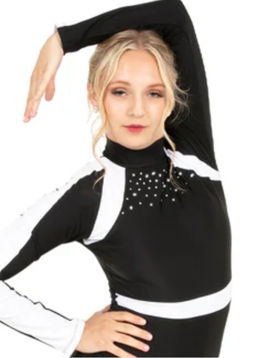 Alexandra Collection Other - Alexandra Collection Metallic Rhinestone Biketard Costume Sz S